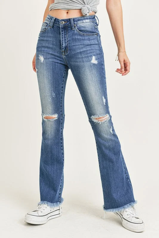 The Cocina Jeans Fashionable Raw Hemmed Jeans
