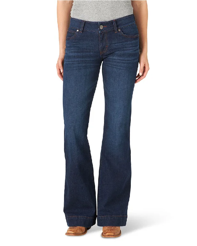 Women's Retro® Mae Trousers Mid-Rise Jeans Chic Cropped Jeans